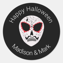 シュガースカルハロウィーンフェイバー ラウンドシール