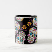 シュガースカルハロウィーンブラック ツートーンマグカップ (中央)