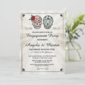 シュガースカルハロウィーン婚約パーティ招待状 招待状 (スタンド正面)