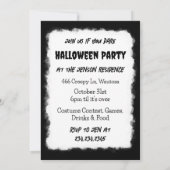 シュガースカルハロウィーン 招待状 (裏面)