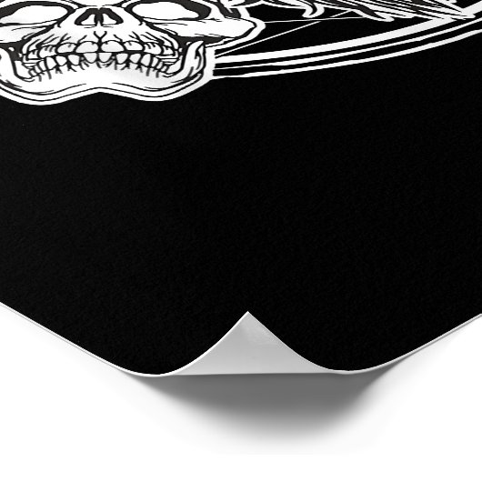 シュガースカルバプホメートヤギのギフト ポスター (角)