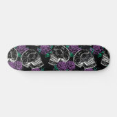 シュガースカルパープルバラ |ダーク王室のググランジラム スケートボード (横)