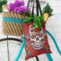 シュガースカルピンクレッドローゼズホリデーズオールオーバープリント