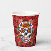 シュガースカルピンクレッドローゼズホリデーズ 紙コップ (裏面)