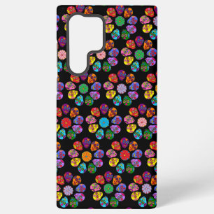 シュガースカルフラワー SAMSUNG GALAXY S22 ULTRAケース