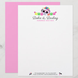 シュガースカルフローラカラベラパペルピカドブティック レターヘッド