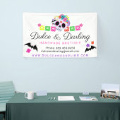 シュガースカルフローラカラベラパペルピカドブティック 横断幕 (トレードショー)