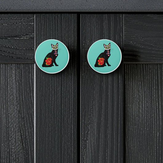 シュガースカルブラックキャット セラミックノブ