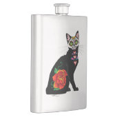 シュガースカルブラックキャット フラスク (右)