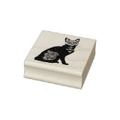 シュガースカルブラックキャット ラバースタンプ (スタンプ)