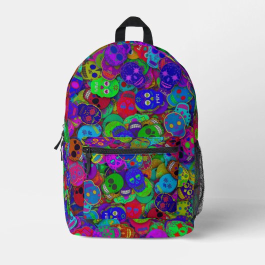 シュガースカルメイヘム プリントバックパック (正面)