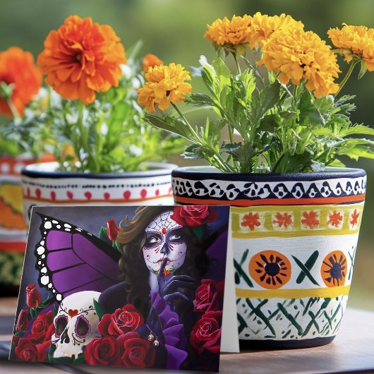 シュガースカルレッドローズパープル カード