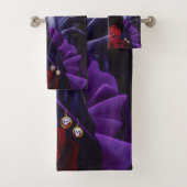 シュガースカルレッドローズパープル バスタオルセット (インサイチュ)