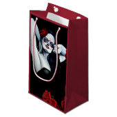 シュガースカルレッドローズブラック スモールペーパーバッグ (正面アングル)