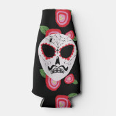 シュガースカルレッドローズムスタヒスケルトン ボトルクーラー (正面)