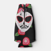 シュガースカルレッドローズムスタヒスケルトン ボトルクーラー (裏面)