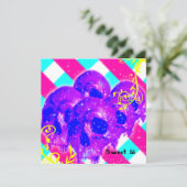 シュガースカル原宿ゴシック誕生日 招待状 (スタンド正面)