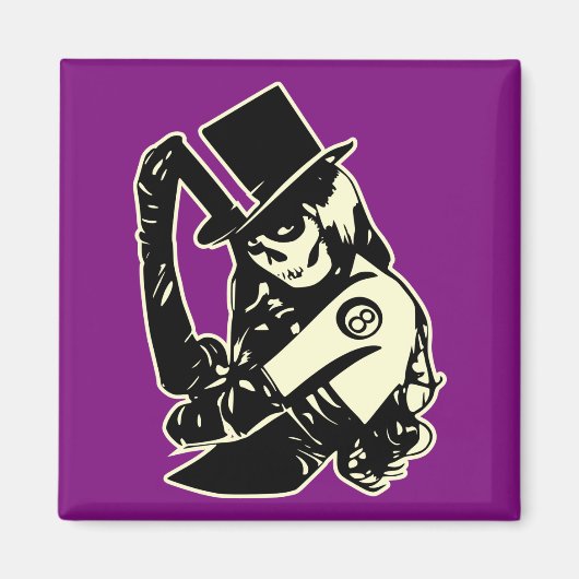 シュガースカル糖スカルの日の死んだタトゥー0055 マグネット (正面)