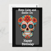 シュガースカル誕生日グリーティング ポストカード (正面/裏面)