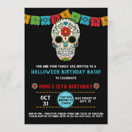 シュガースカル誕生日, 死者の日, 黒 招待状