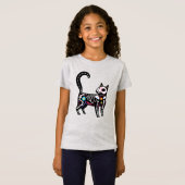 シュガースカル カラベラ 猫 IV Tシャツ (正面フル)