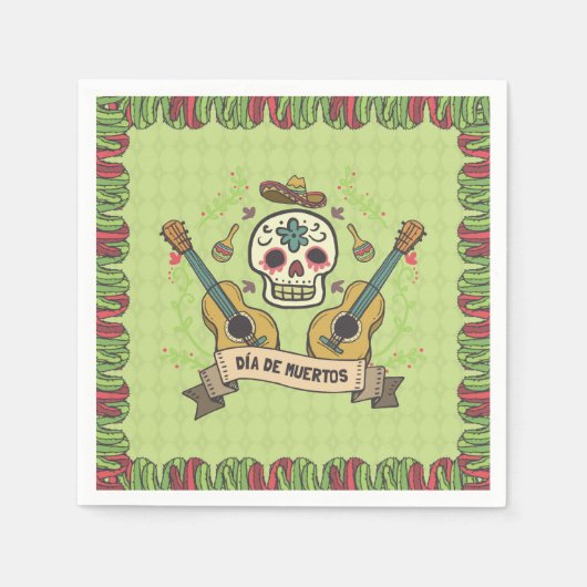シュガースカル&ギタスディアデミュートス | ナプキン スタンダードカクテルナプキン (正面)