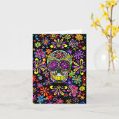 シュガースカル グリーティングカード (黄色い花)