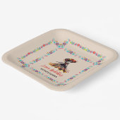 シュガースカル ディア・デ・ロス・ムエルトス 死者の日 ペーパープレート (傾斜あり)