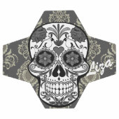 シュガースカル「デッドの日」ダマスクレースカスタム  サッカーボール (フラット)