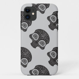 シュガースカル ハートと花 iPhone 11 ケース