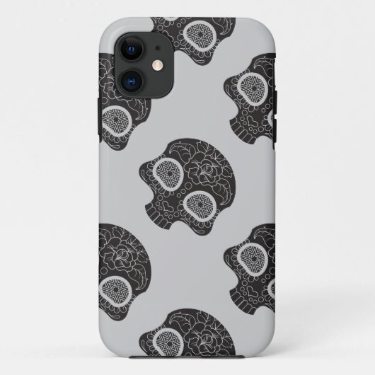 シュガースカル ハートと花 Case-Mate iPhoneケース (裏面)