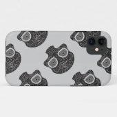 シュガースカル ハートと花 Case-Mate iPhoneケース (裏面(横))
