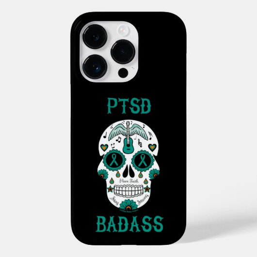 シュガースカル/バッドアス...PTSD Case-Mate iPhoneケース (裏面)