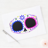 シュガースカル- Tattooデザイン 楕円形シール (封筒)