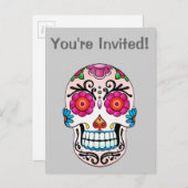 シュガースカル- Tattoo Art インビテーションポストカード (正面/裏面)