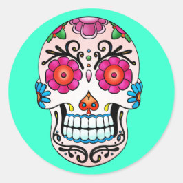 シュガースカル- Tattoo Art ラウンドシール