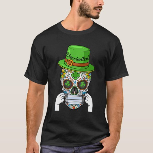 シュガースカルSaint patricks dayのデッドマスク Tシャツ (正面)