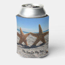 シュガースターフィッシュのビーチパーソナライズされた-