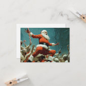 シュガースティック・クルセイダー フラット グリーティング カード (正面/裏面インサイチュ)