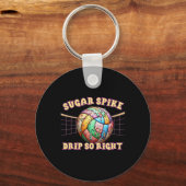 シュガースパイクドリップそう右バレーボールアイスクリームDri キーホルダー (正面)