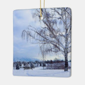 シュガーハウスパークウィンター セラミックオーナメント (左)