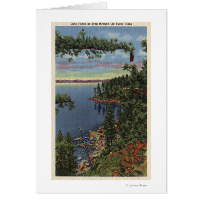 シュガーパインズ湖の景色 (正面)