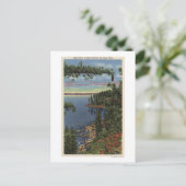 シュガーパインズ湖の景色 ポストカード (スタンド正面)