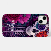 シュガーパーソナライズされたスカルディアデロスミュエルテス Case-Mate iPhoneケース (裏面 (横))