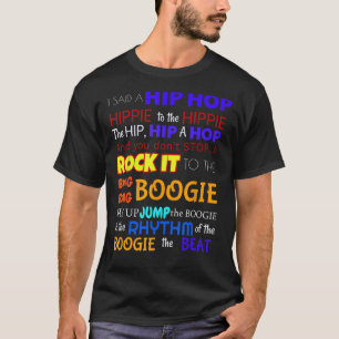 シュガーヒル集団ラッパ喜び歌詞シャツカラー Tシャツ