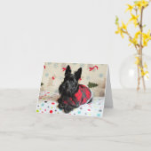 シュガープラムのカード（テキストあり） カード (黄色い花)