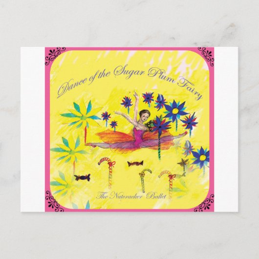 シュガープラムの妖精 ポストカード (正面)