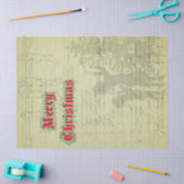 シュガープラムクリスマスデクページ紙 薄葉紙 (クラフト)