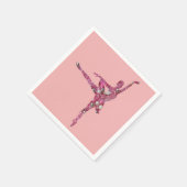 シュガープラムフェアリーバレリーナ スタンダードカクテルナプキン (角)