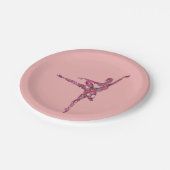 シュガープラムフェアリーバレリーナ ペーパープレート (アングル)